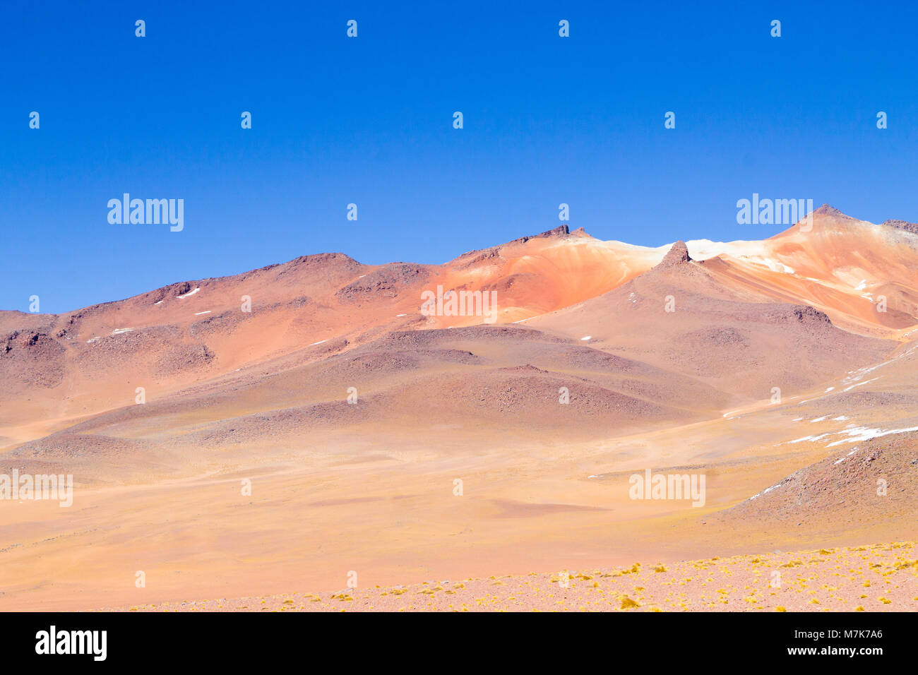 Bolivianischen Landschaft, Salvador Dali Desert View. Schöne Bolivien Stockfoto