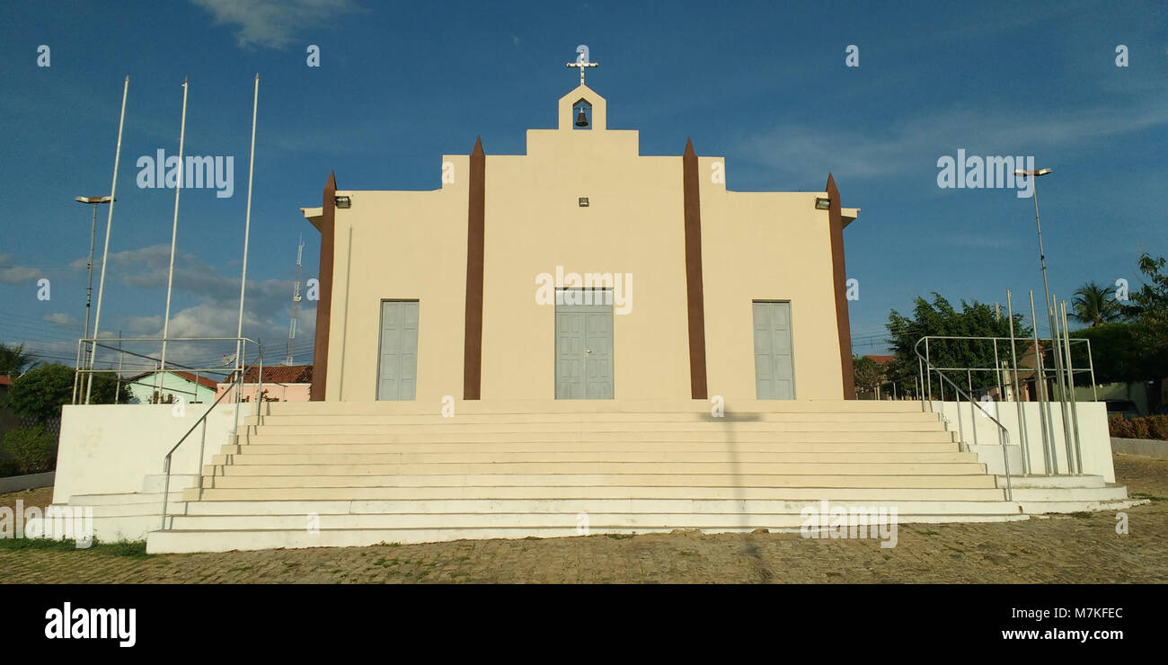 Capela São João Batista, Riacho de Santana (RN) Stockfoto