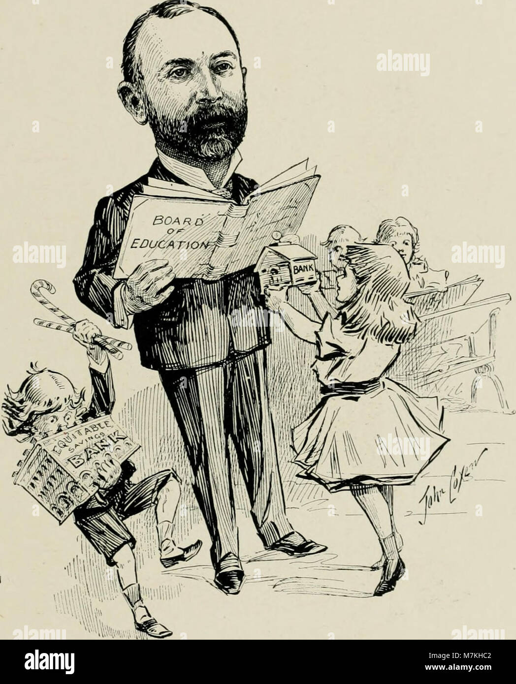 "Wie wir sehen 'em", ein Volumen von Cartoons und Karikaturen von Los Angeles Bürger (1900) (14590224047) Stockfoto