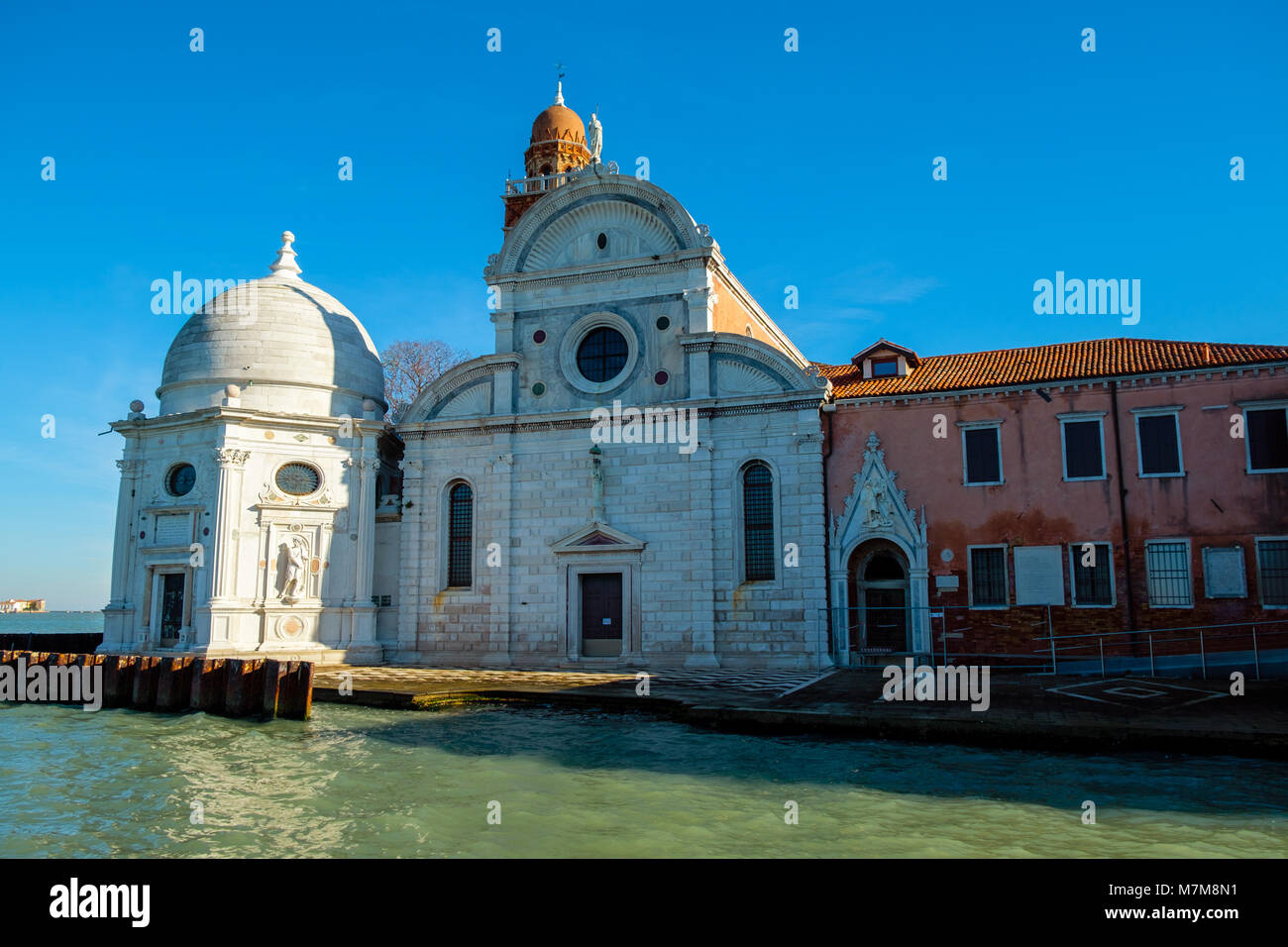 Kirche von San Michele, Venezianische Friedhof Insel. Stadt Venedig Italien Stockfoto