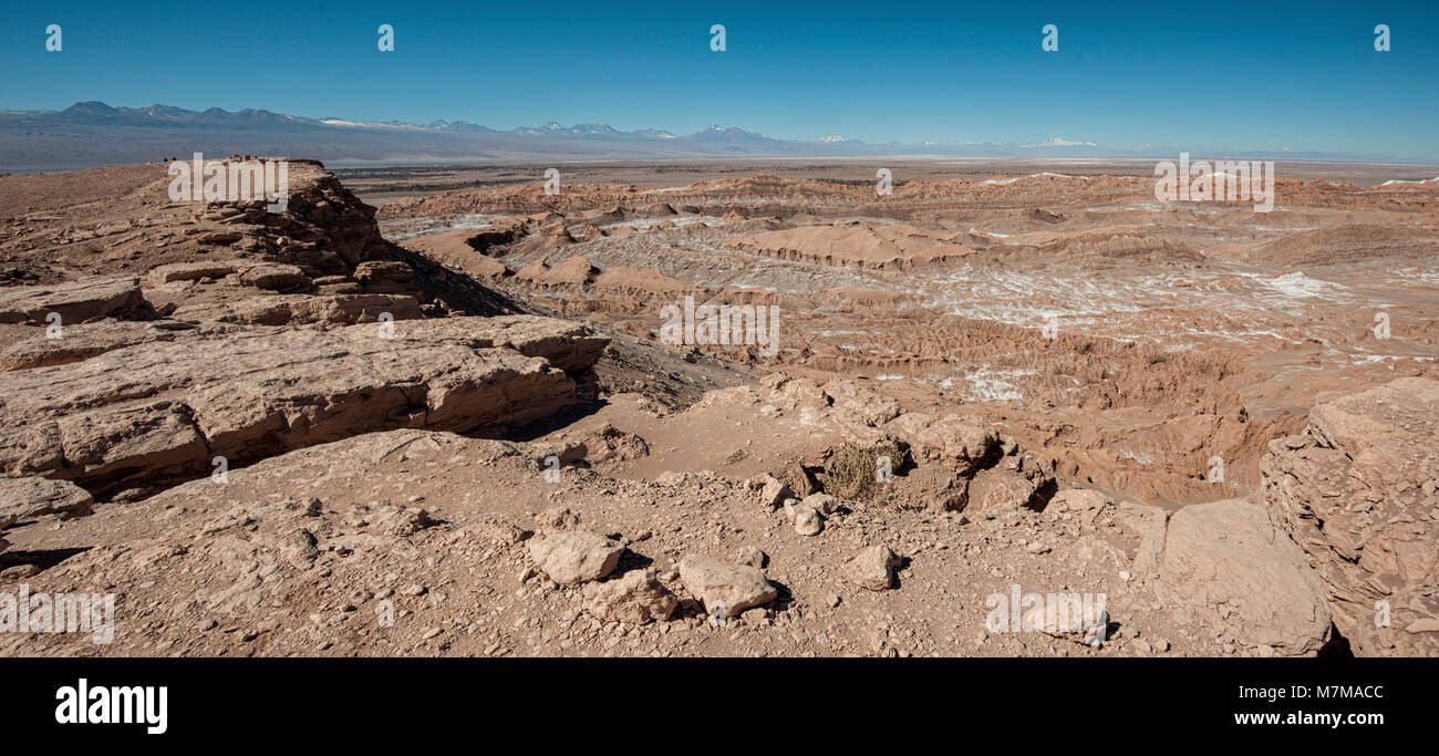 Die Quebrada del Kari (Piedra del Coyote) - San Pedro de Atacama, Chile - Südamerika Stockfoto