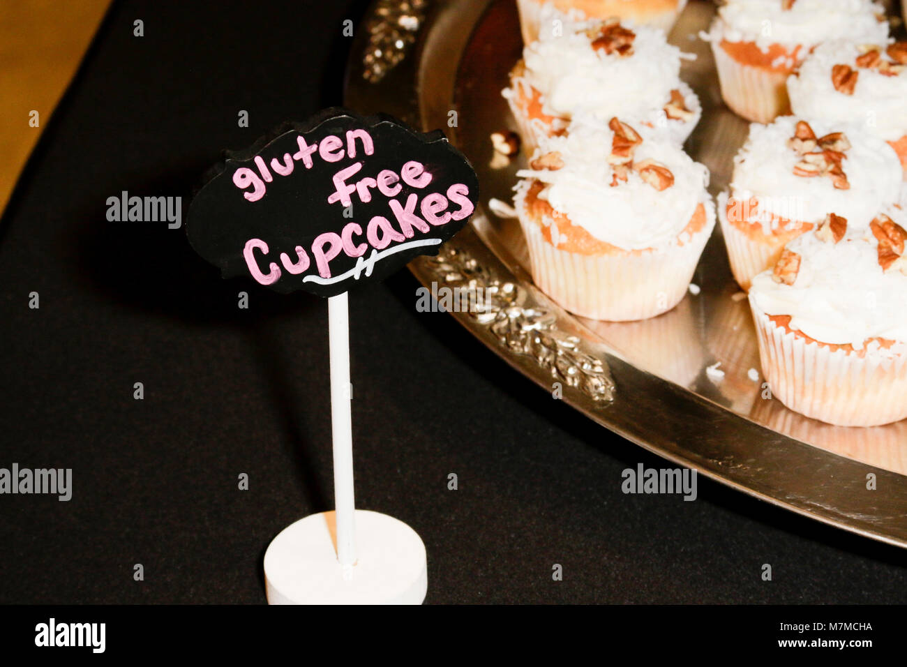 Glutenfreie Muffins Stockfoto