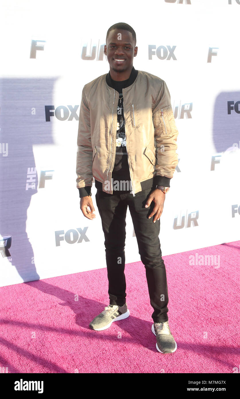 FOX'S "Die Vier: Kampf für Stardom' Saison Finale anzeigen Party mit: Derrell Jervey Wo: West Hollywood, California, United States Wenn: 09 Feb 2018 Credit: FayesVision/WENN.com Stockfoto