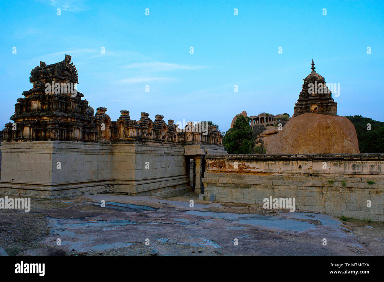 Malyavanta Raghunatha Tempel, Hampi, Karnataka, Indien Stockfoto