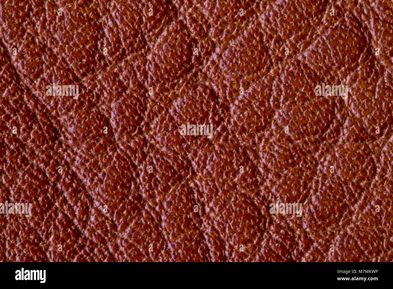 Braunes Leder closeup Textur Stockfoto