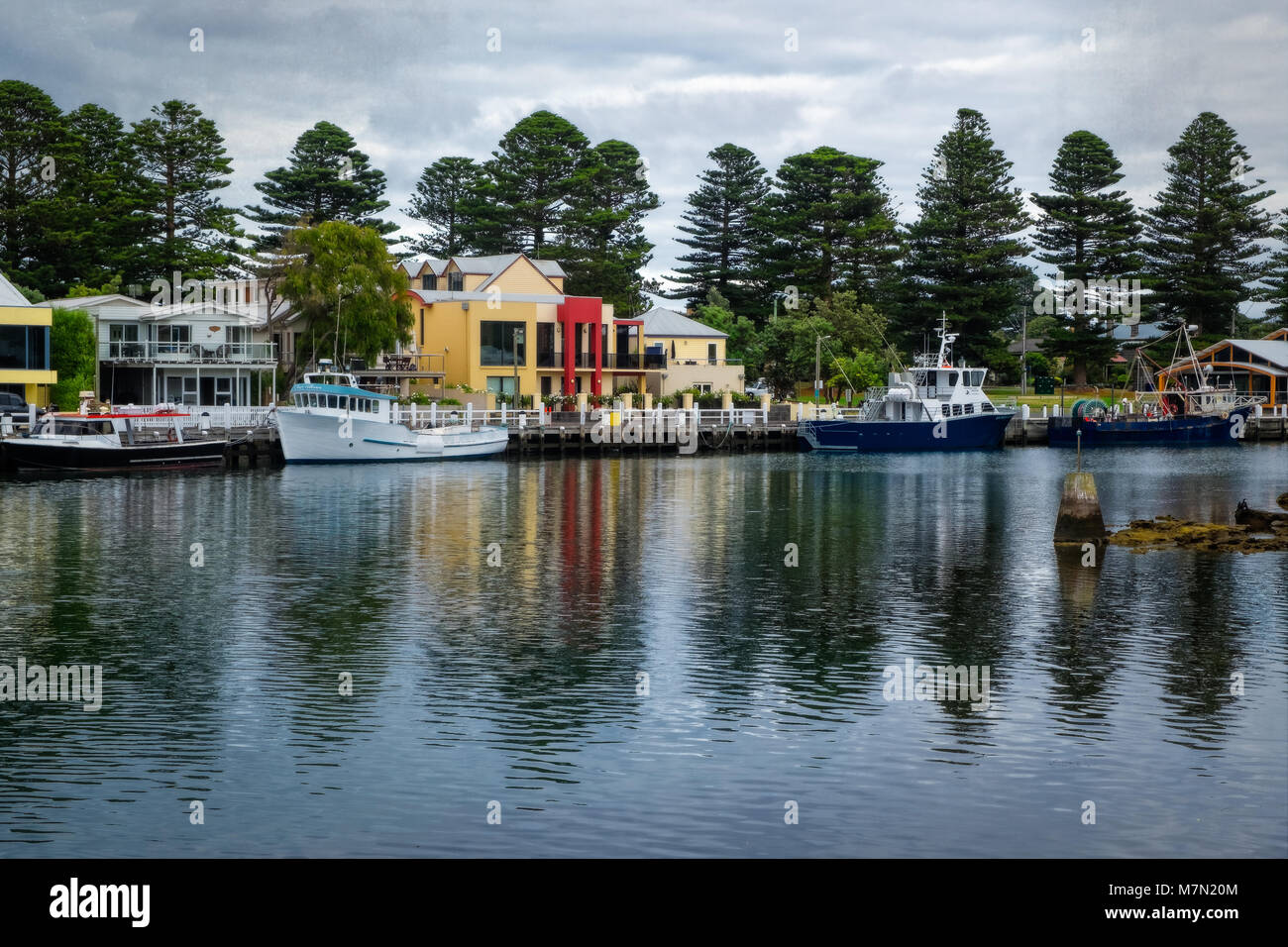 Fluss Moyne, Port Fairy, Victoria, Australien Stockfoto