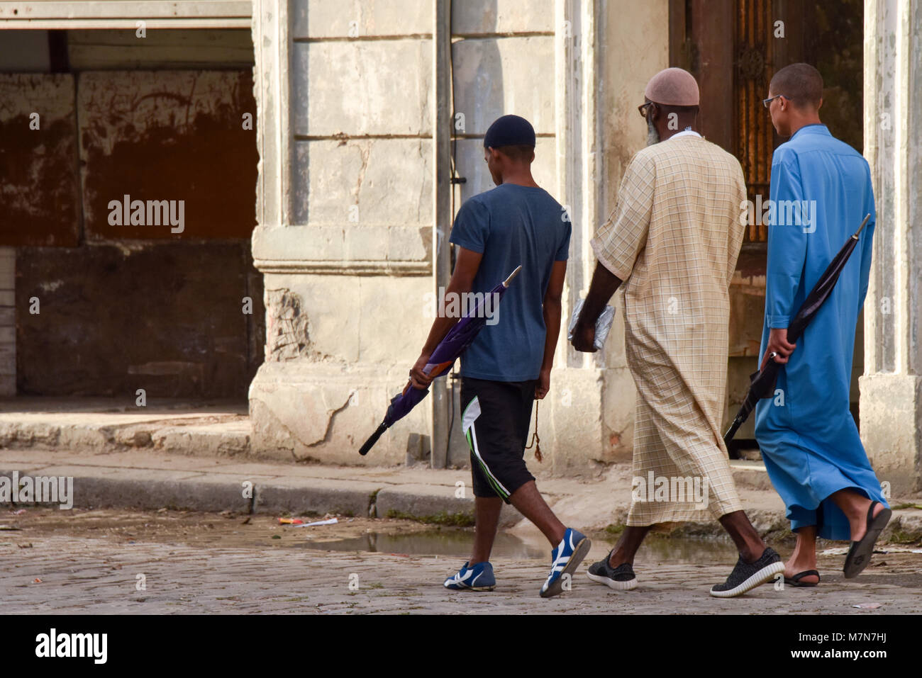 Muslimische Männer Habana Vieja, Kuba Stockfoto