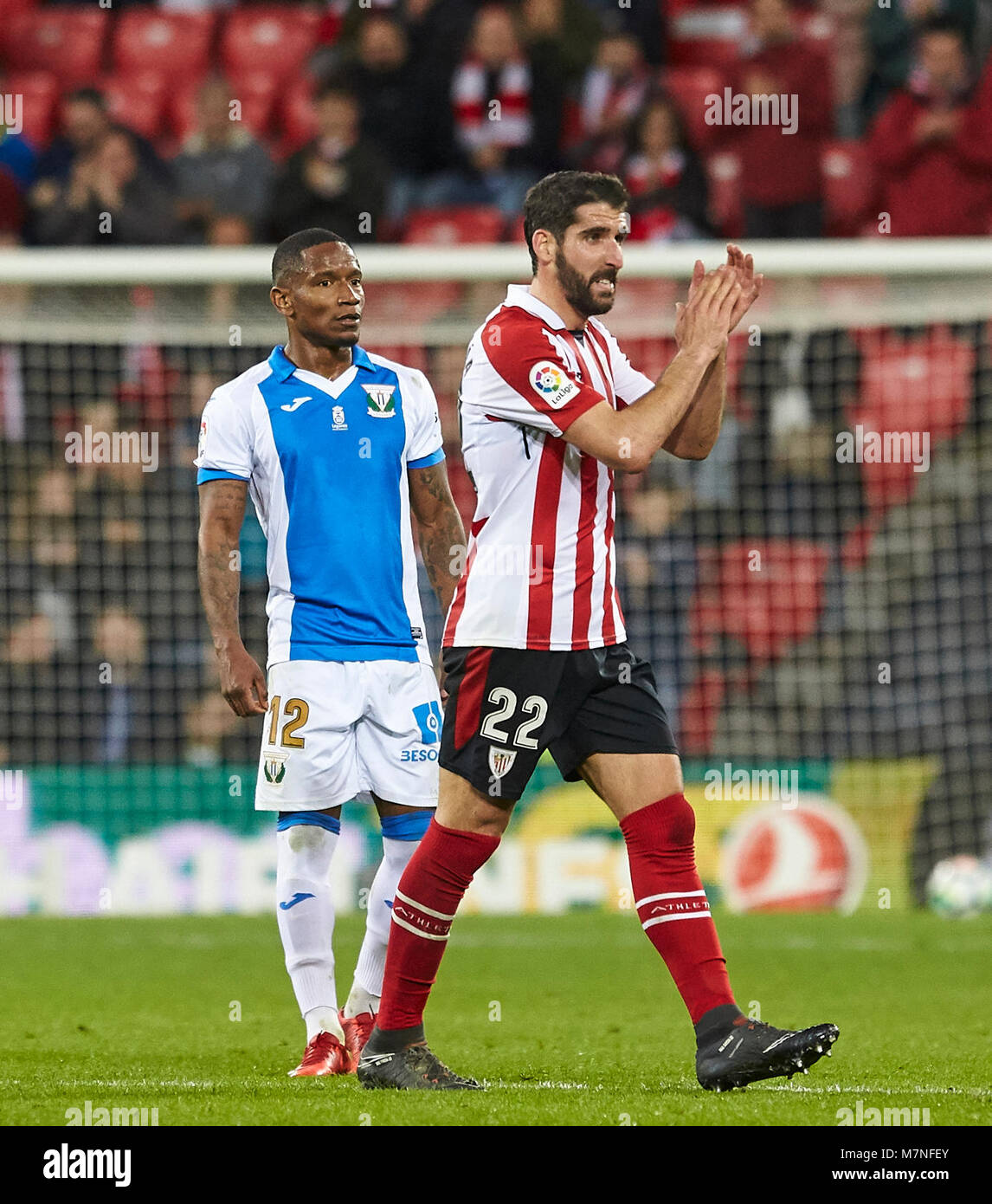 (22) Raul Garcia während der spanischen La Liga Fußball Match zwischen Athletic Club Bilbao und C.D Leganes an San Mames Stadium, in Bilbao, Nordspanien, Sonntag, März, 11, 2018. Credit: Gtres Información más Comuniación auf Linie, S.L./Alamy leben Nachrichten Stockfoto