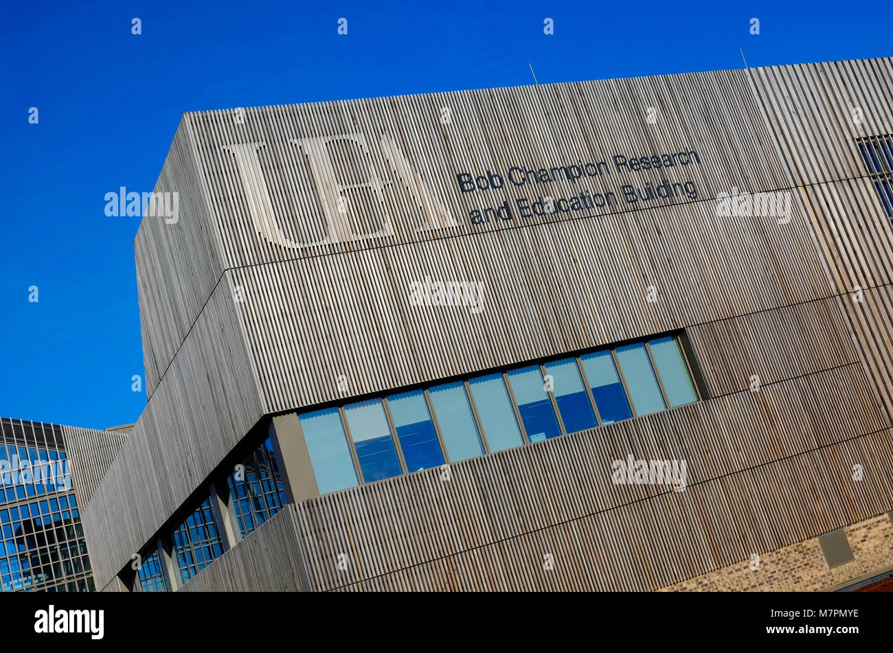 Die Bob champion Forschung und Bildung Gebäude, UEA, Norwich, Norfolk, England Stockfoto