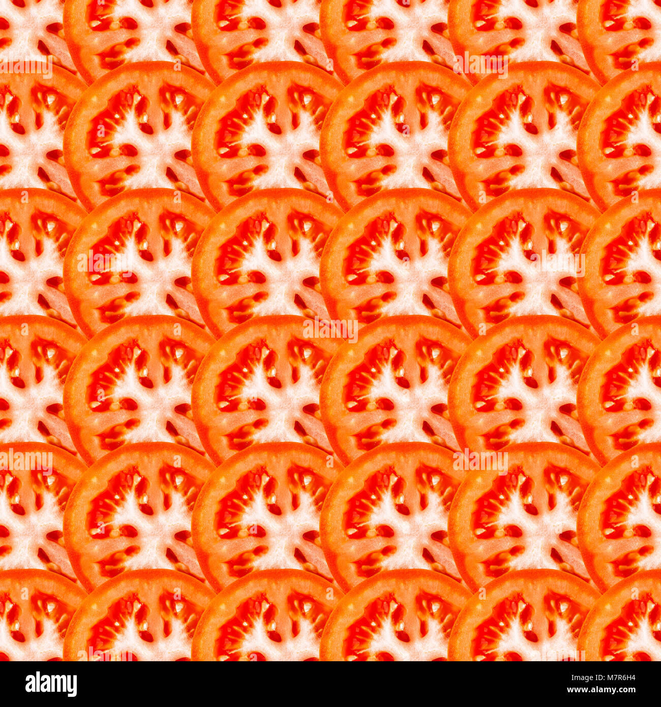 Rote Tomaten Gemüse Schichten Textur, Real Photo essen Hintergrund Stockfoto
