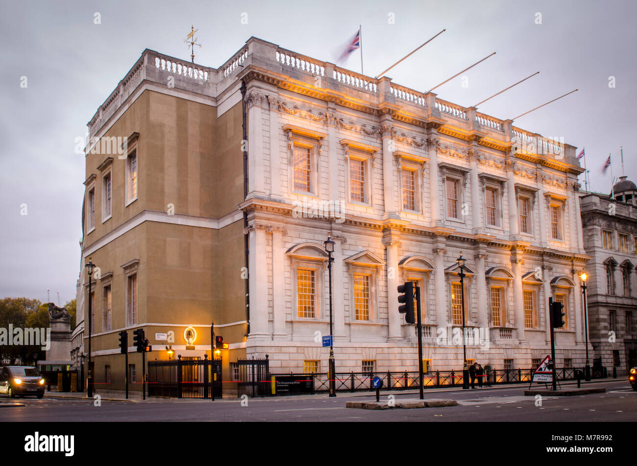 Banqueting House, Royal Palace of Westminster, London Stockfoto