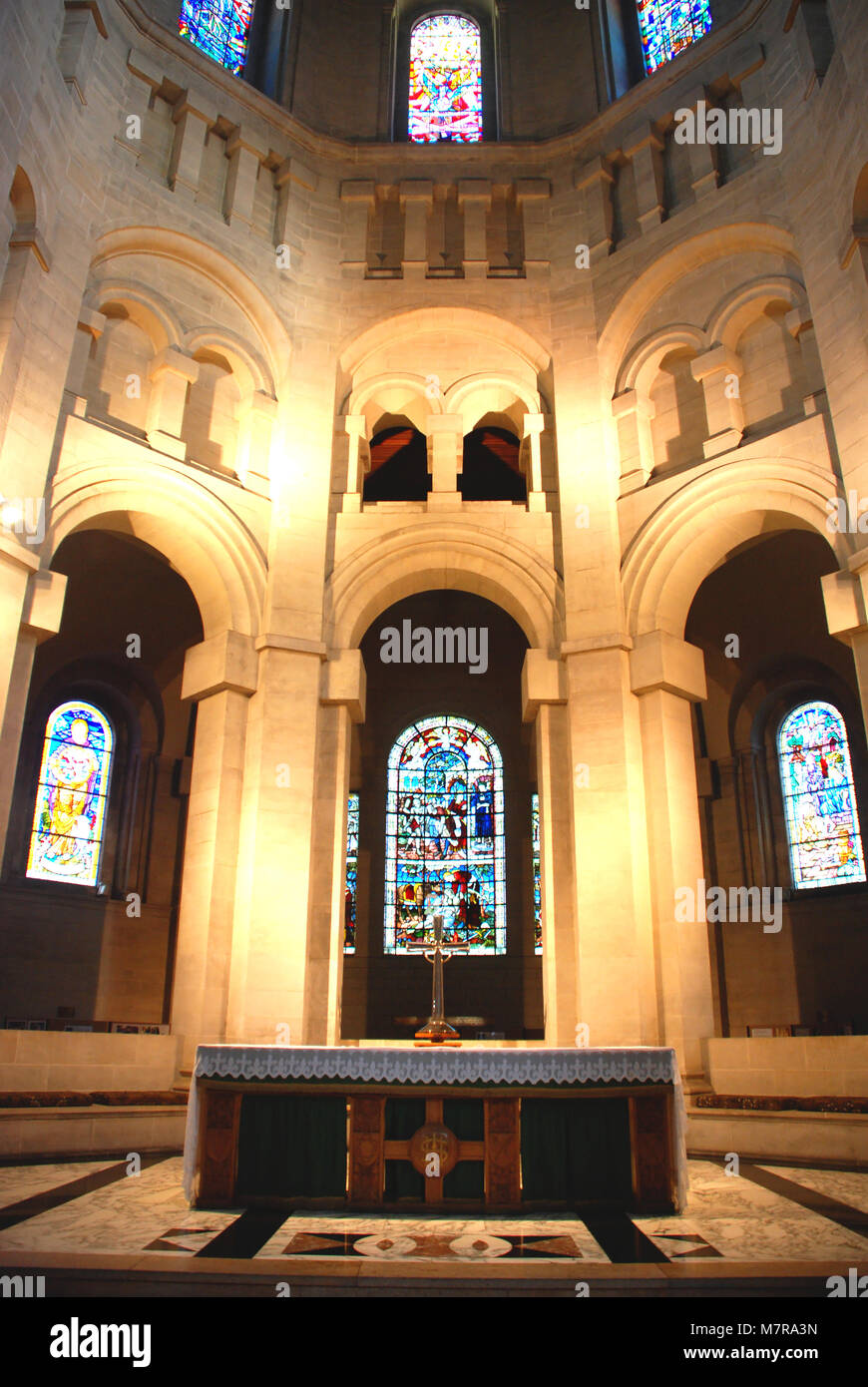 Innenraum von St. Anne's Cathedral, Belfast, Nordirland İreland, Großbritannien Stockfoto