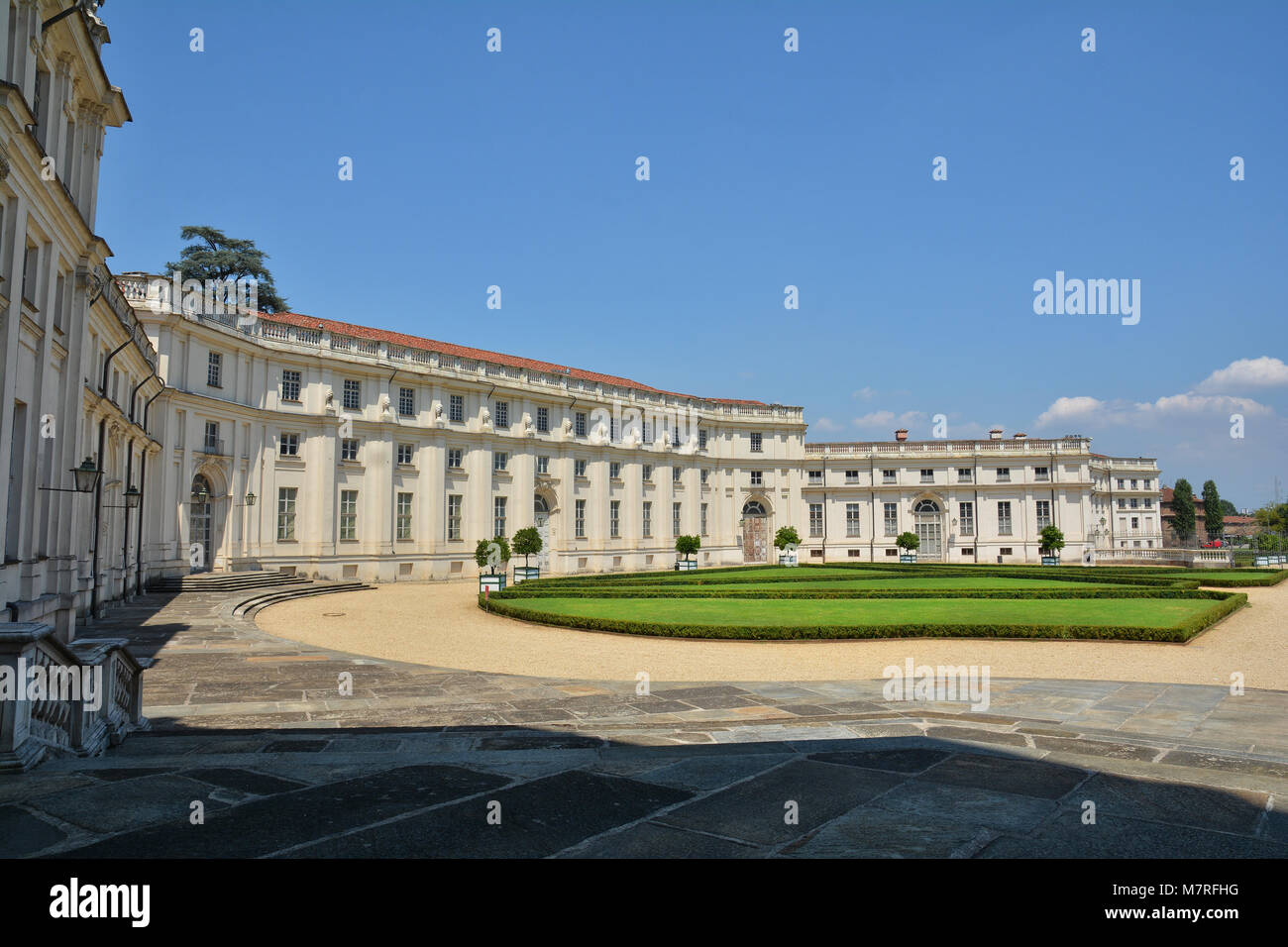 TURIN, Italien - Juli 22., 2017. Stupinigi Palace, Jagdschloss, top Attraktion in Turin, Italien Stockfoto