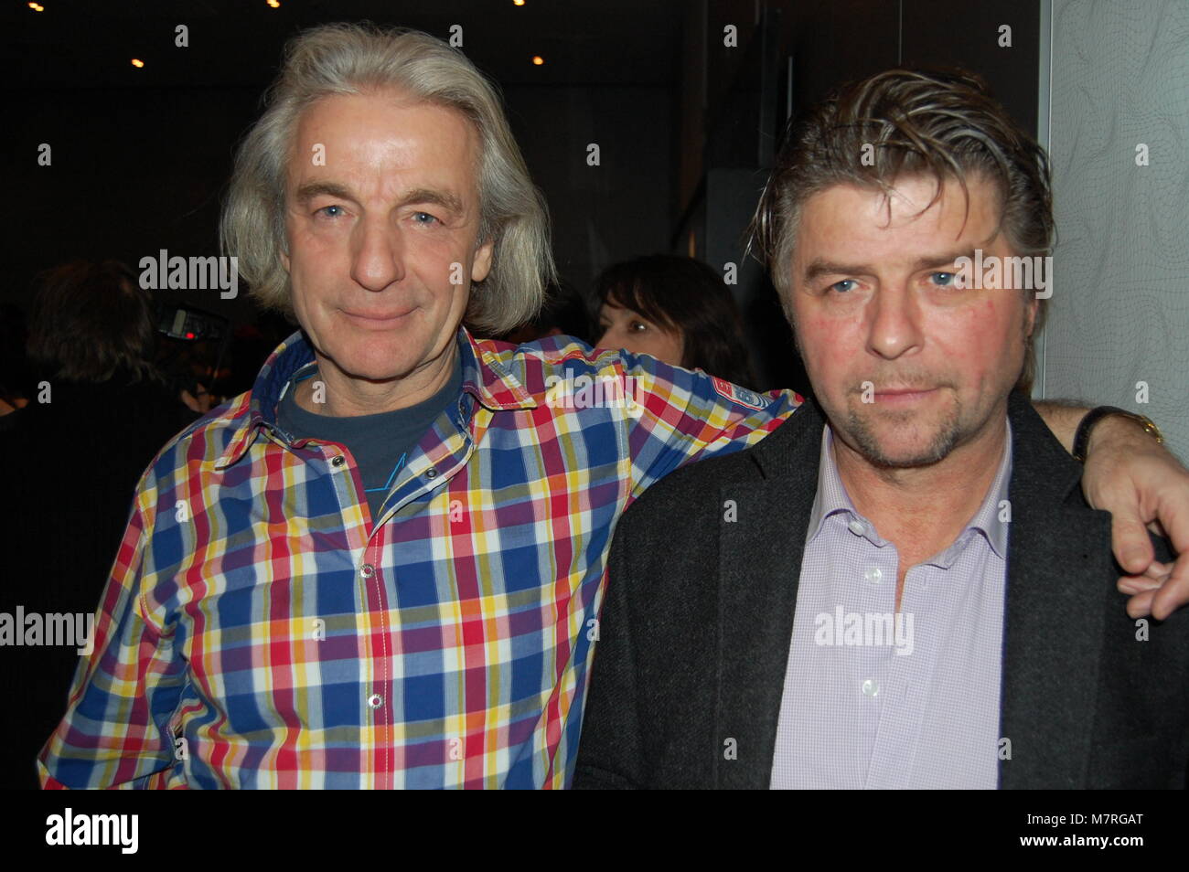 Anthony Arndt & Uwe Fellensiek - Los Banditos Party, 13.02.2011, Berlin Stockfoto