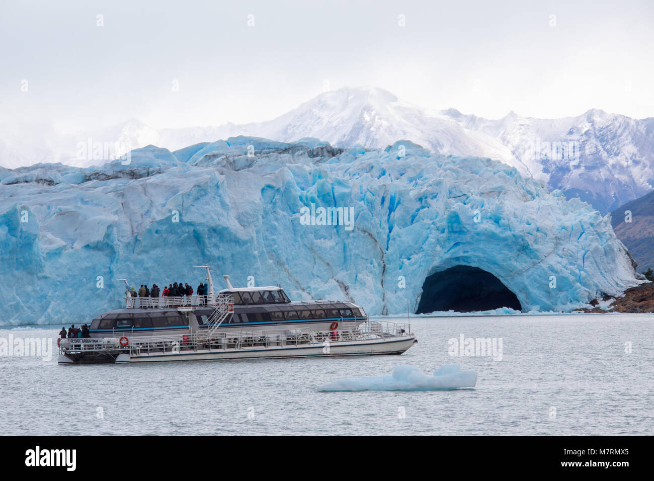 Perito Moreno Gletscher ice Brücke, Patagonien, Argentinien Stockfoto