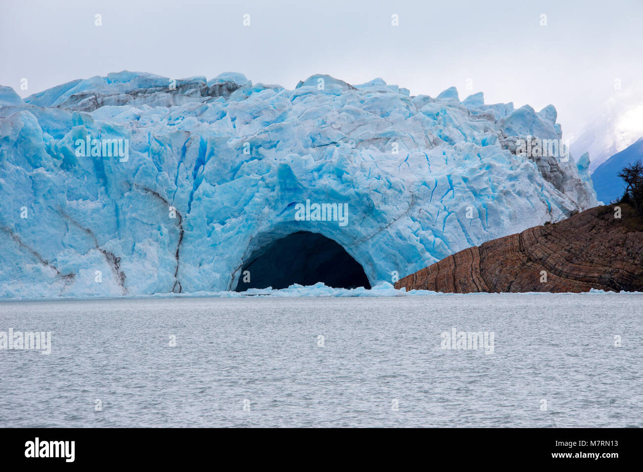 Perito Moreno Gletscher ice Brücke, Patagonien, Argentinien Stockfoto