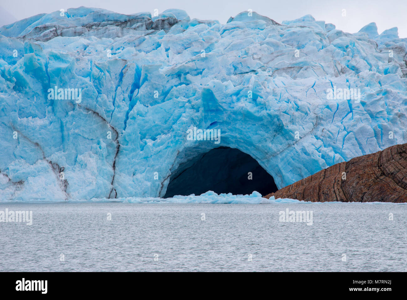 Perito Moreno Gletscher ice Brücke, Patagonien, Argentinien Stockfoto