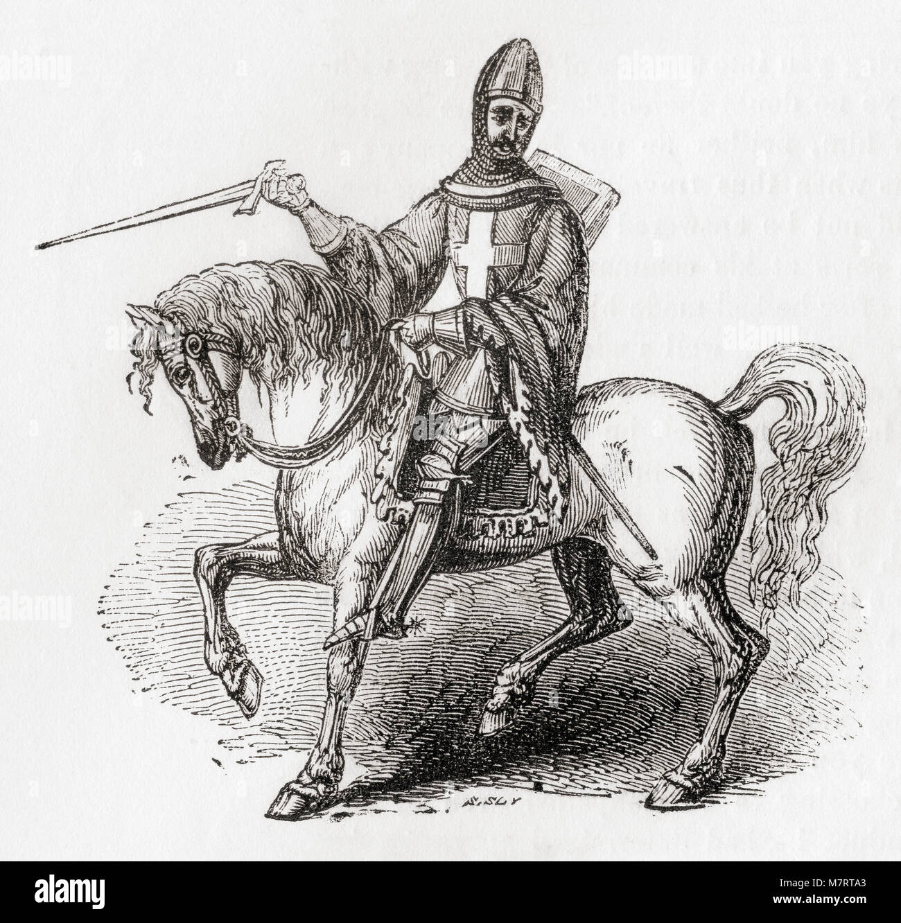 Henry V, 1386 - 1422. König von England. Aus Old England: eine bildliche Museum, veröffentlicht 1847. Stockfoto