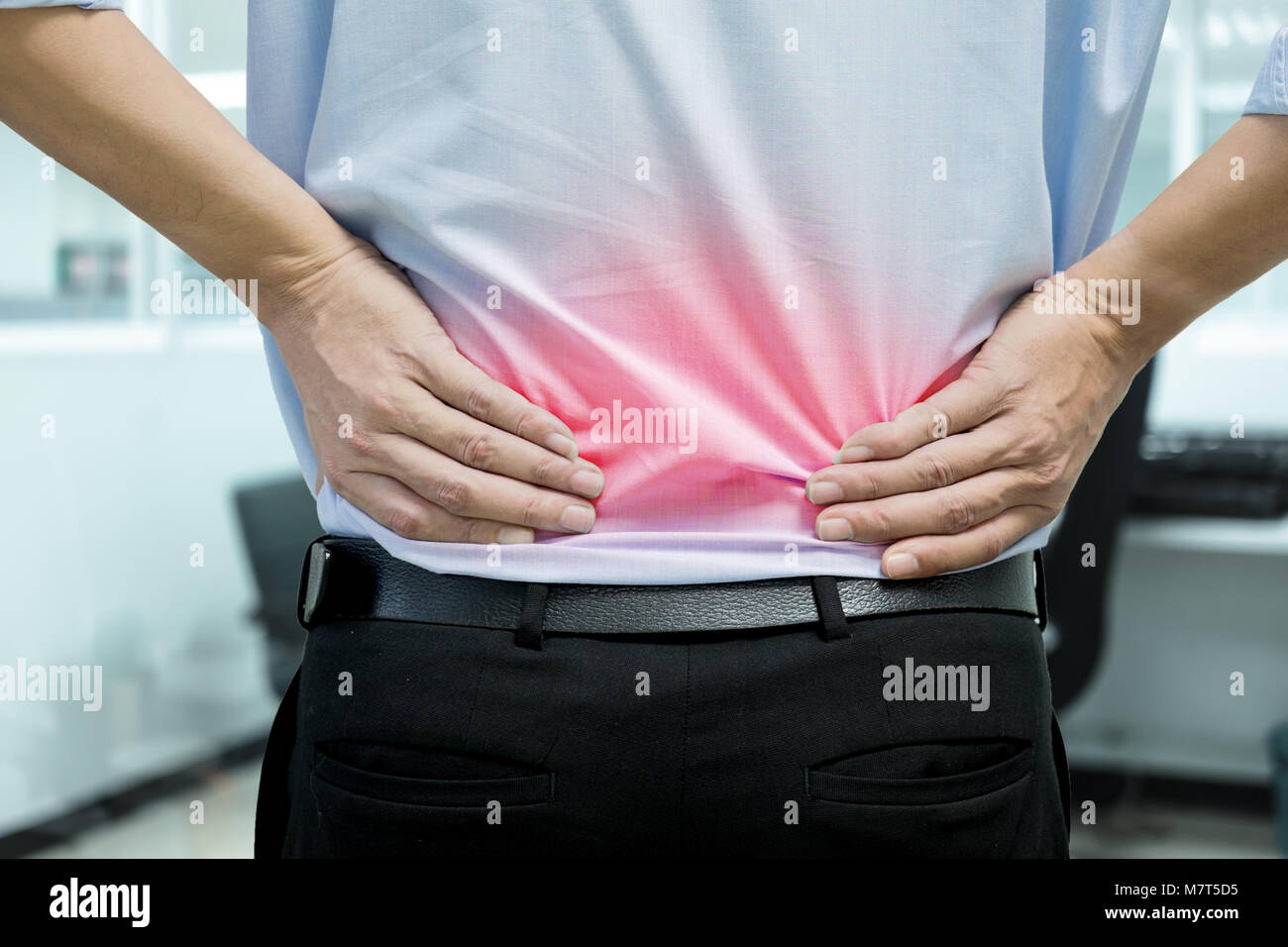 Spine Pain Lower Back Disease Stockfotos & Spine Pain Lower Back Disease Bilder Alamy