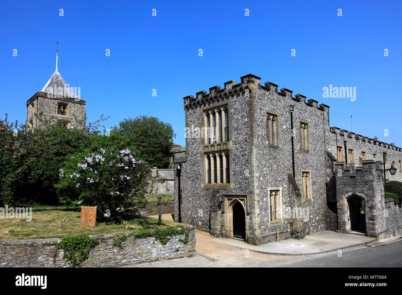 St. Nikolaus Pfarrei Kirche, Arundel Town, West Sussex County, England, UK Stockfoto