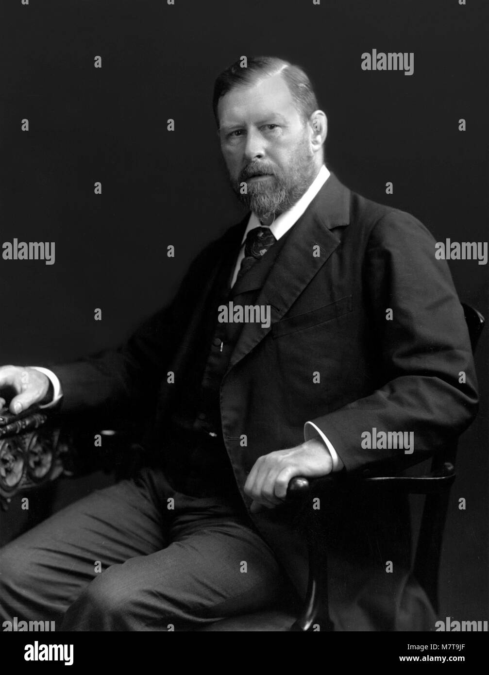 Bram Stoker. Portrait des Schöpfers von Dracula, Bram Stoker, Abraham'' (1847-1912), c 1906. Stockfoto