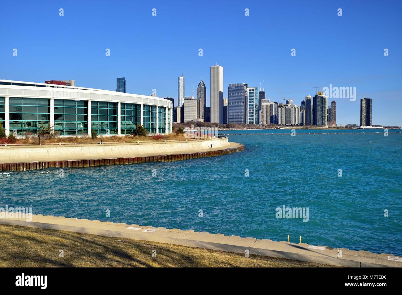 Chicago, Illinois, USA. Das Shedd Aquarium (formal die John G Shedd Aquarium) ist ein Hallenbad öffentliche Aquarium in Chicago. Stockfoto