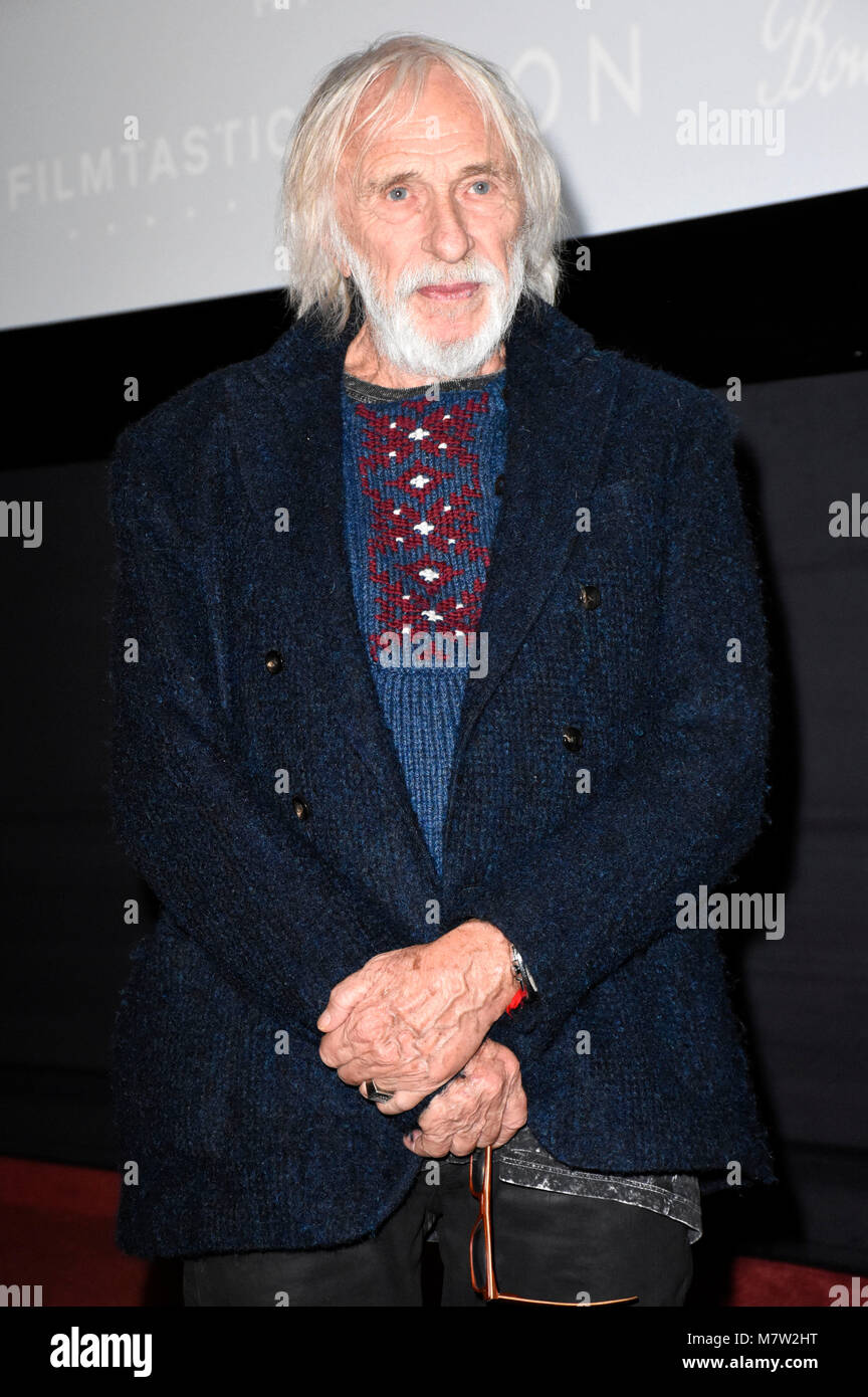 Pierre Richard besucht die 'La ch'tite famille" Premiere im City Kino am 12. März in München, Deutschland, 2018. Stockfoto