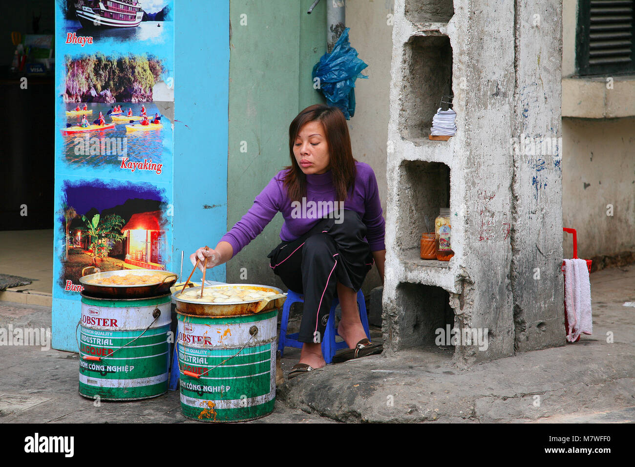 Vietnam das Leben auf der Straße Stockfoto