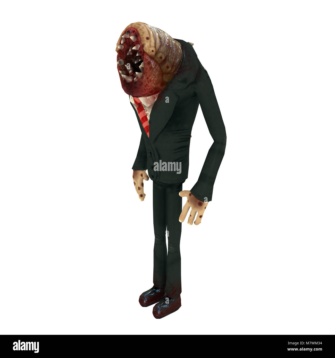 3d Professional Parasiten zu seinem Recht. Stockfoto