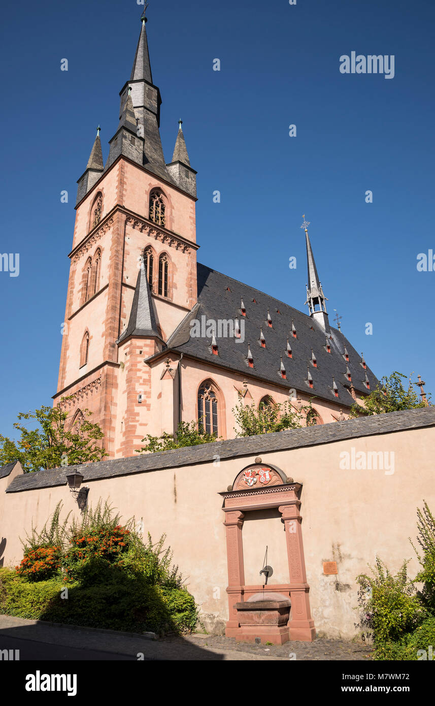 St. Valentinus, Kiedrich, Rheingau, Hessen, Deutschland Stockfoto