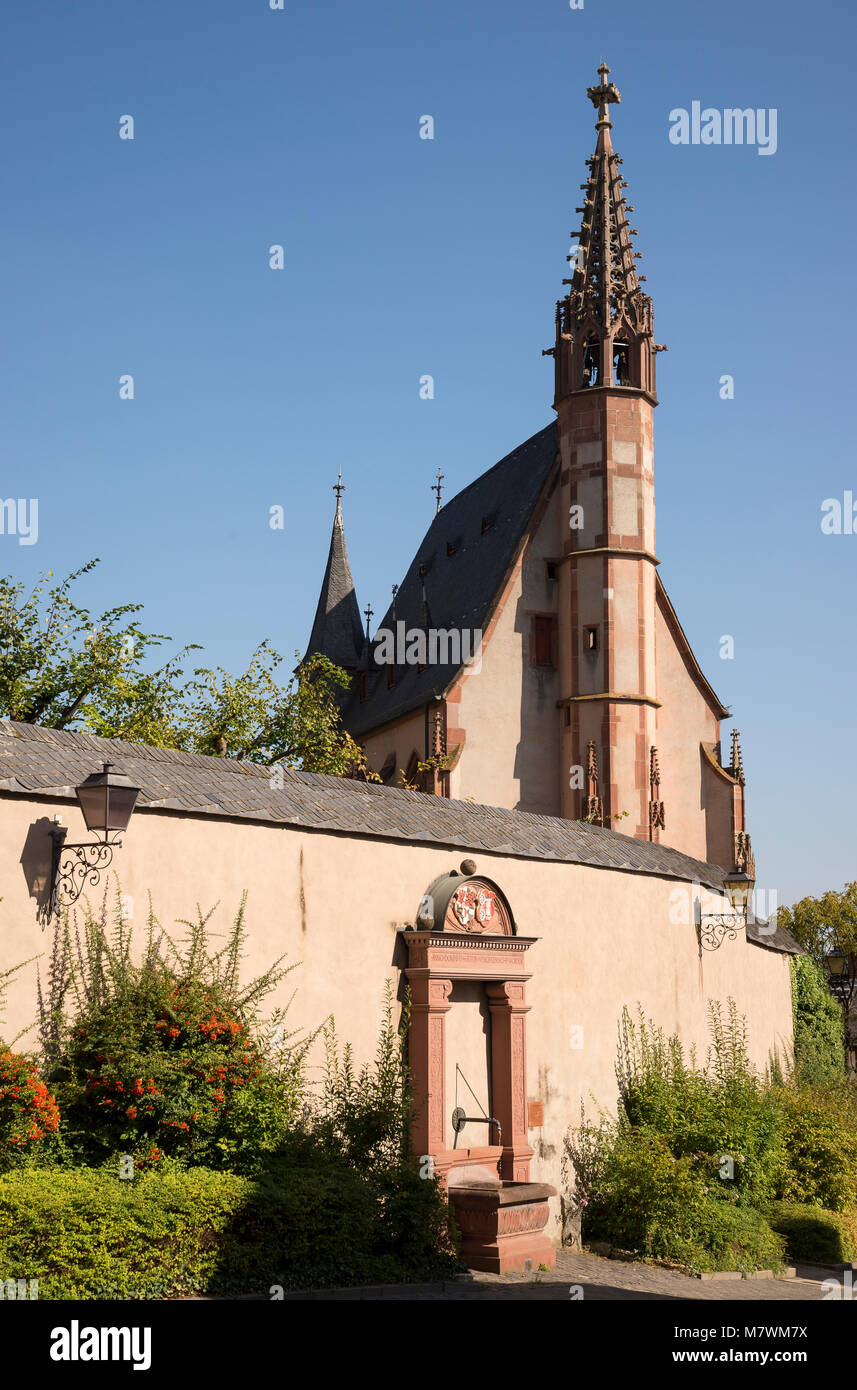 Michaelskapelle, Kiedrich, Rheingau, Hessen, Deutschland Stockfoto