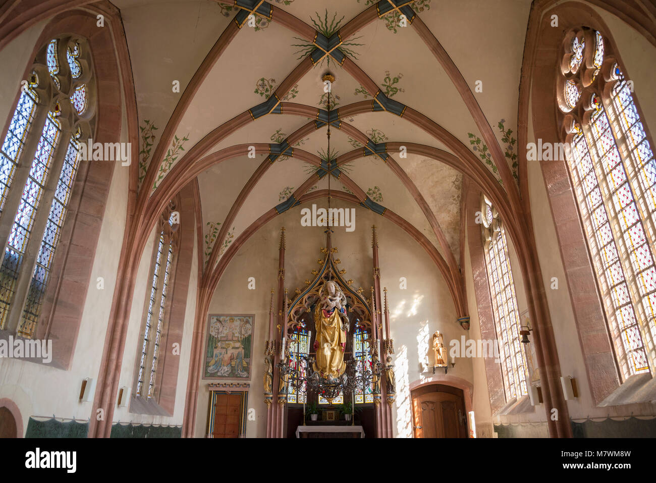 Michaelskapelle, Kiedrich, Rheingau, Hessen, Deutschland Stockfoto