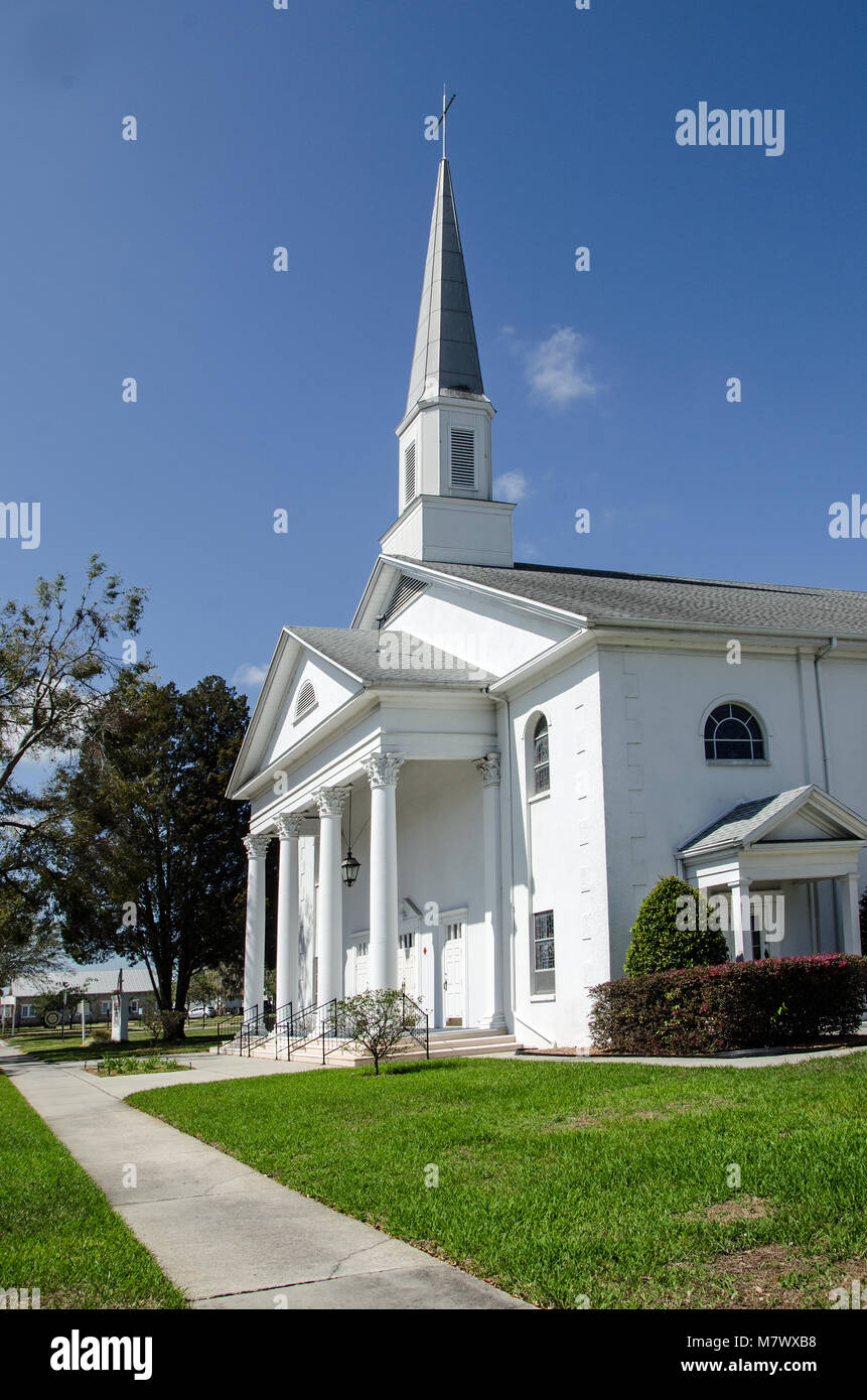 Zephyrhills Evangelisch-methodistische Kirche Stockfoto