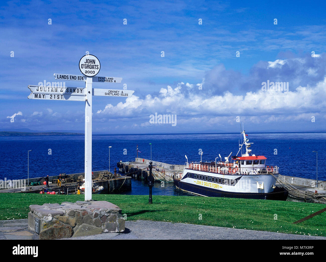 John O' Groats, Highland Stockfoto