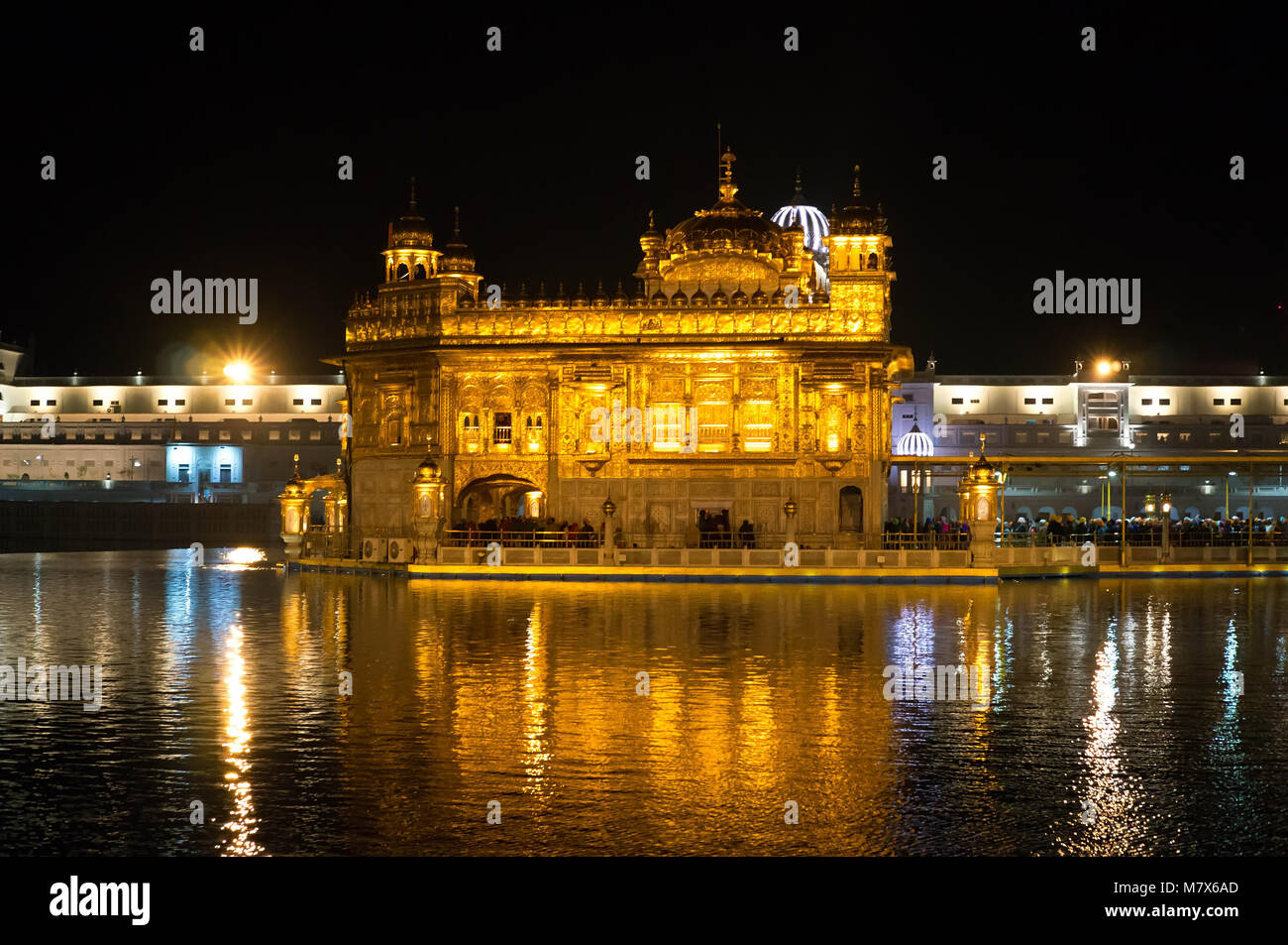 Goldener Tempel in Amritsar, Punjab, Indien Stockfoto