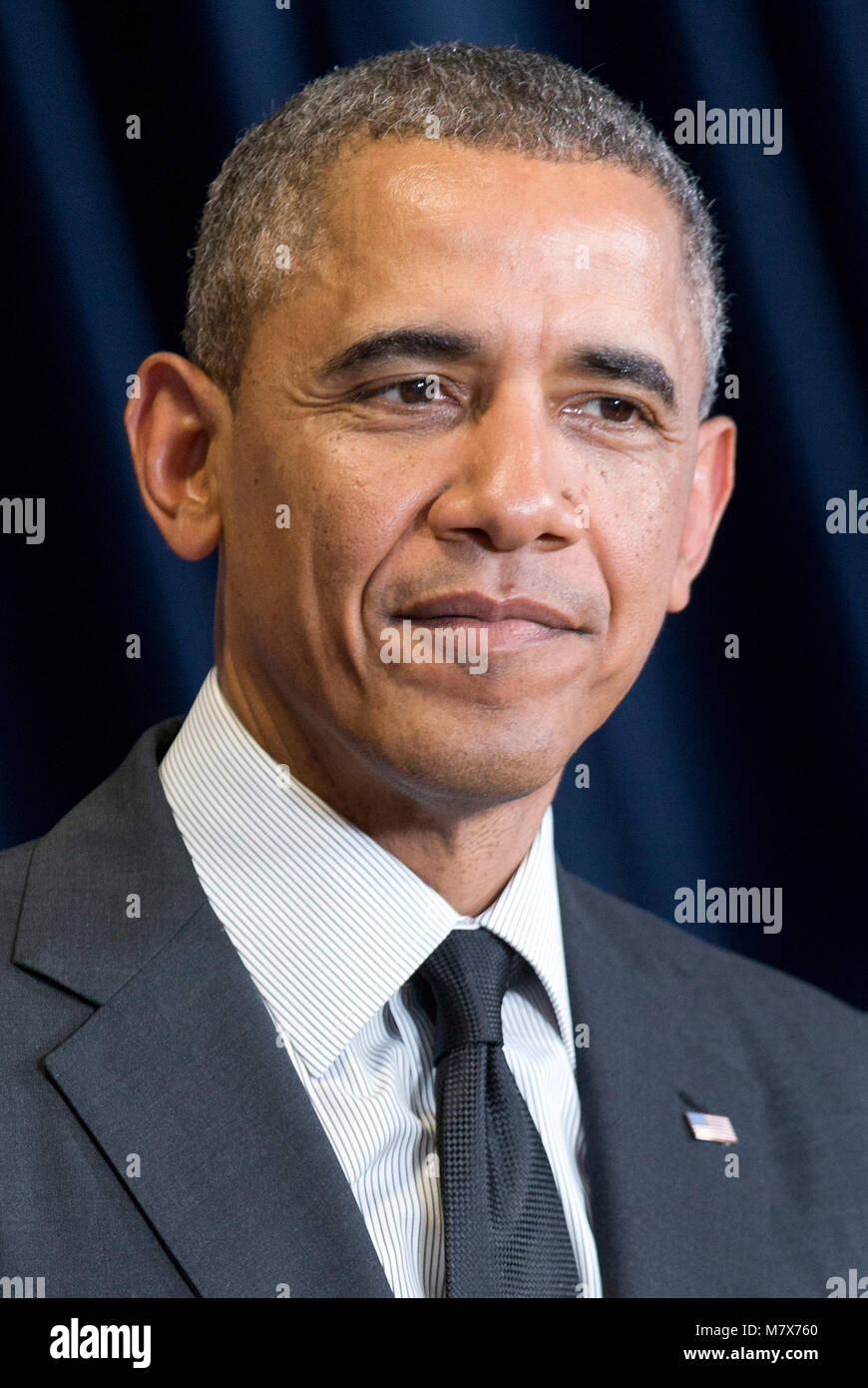 Barack Obama - *04.08.1961 - 44. Präsident der Vereinigten Staaten von Amerika - Achtung: Nur für den redaktionellen Gebrauch bestimmt. Nicht für Werbung oder andere commer Stockfoto