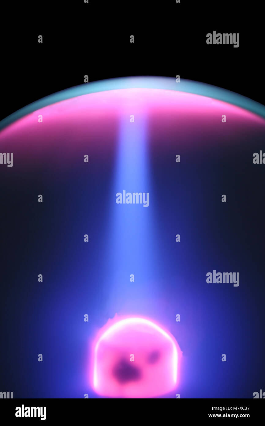 Eine statische Elektrizität Plasma Kugel Stockfoto