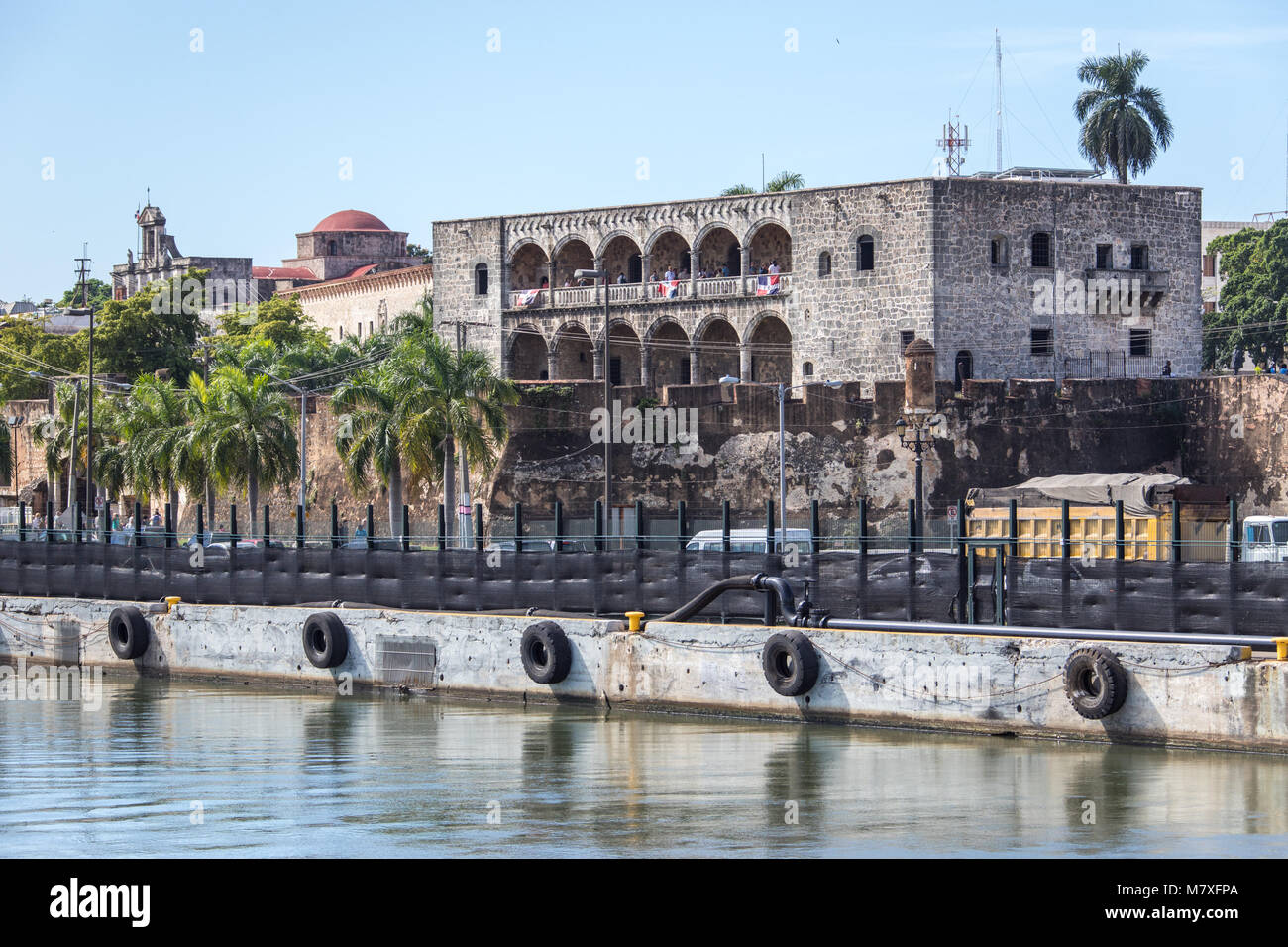 Alcázar de Don Diego Colón, Santo Domnigo, Dominikanische Republik Stockfoto