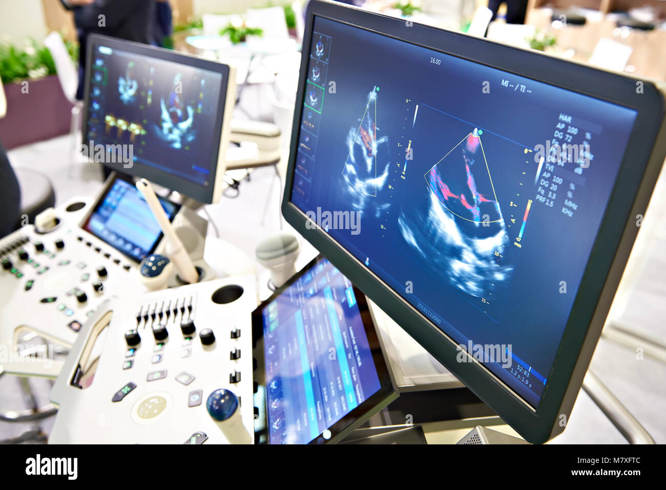 Medizinische Geräte für Ultraschall Prüfung Stockfoto