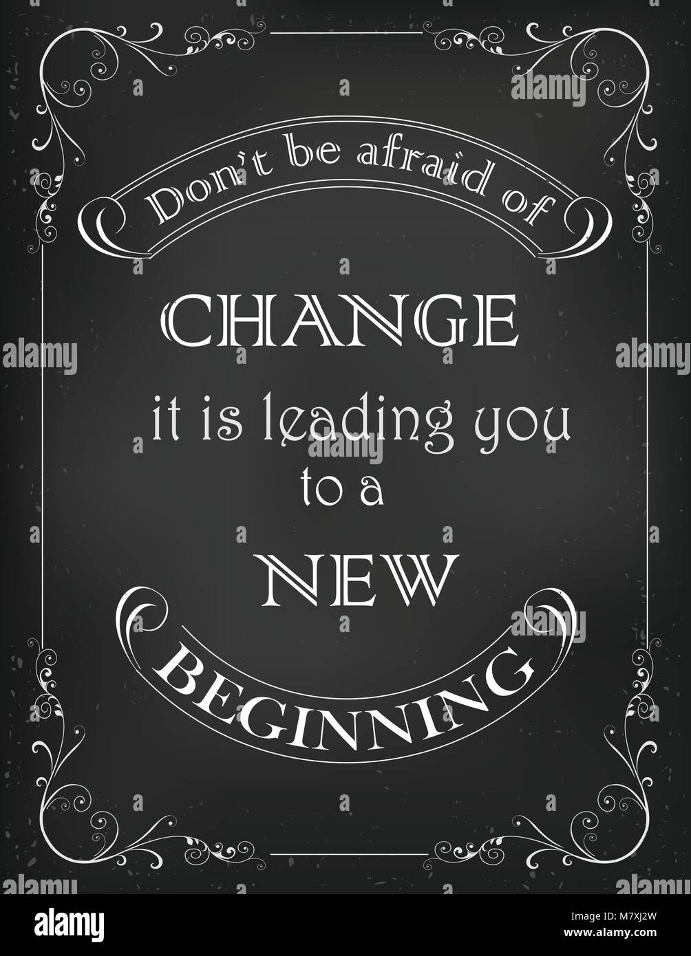 Retro typografischen Plakat mit Motivation Zitat von Joyce Meyer Stock Vektor