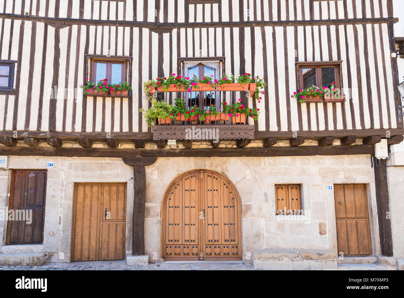La Alberca (Salamanca, Spanien) Stockfoto