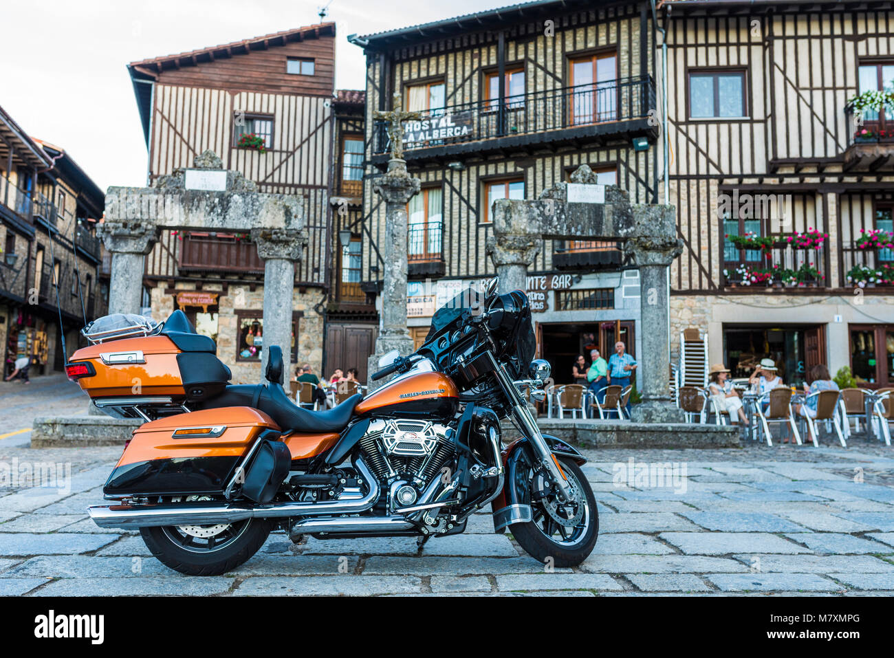 La Alberca (Salamanca, Spanien) Stockfoto
