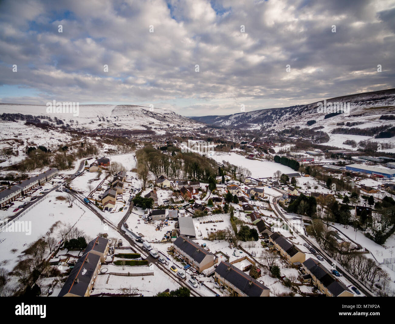 Winter in South Wales Stockfoto Winter in South Wales Stockfoto