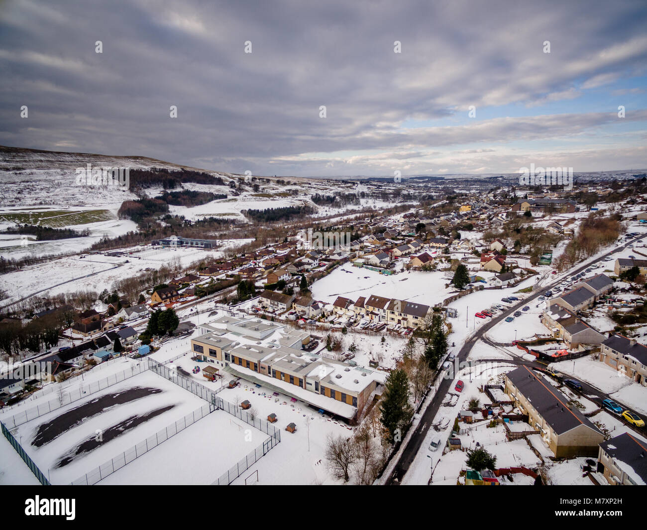 Winter in South Wales Stockfoto Winter in South Wales Stockfoto