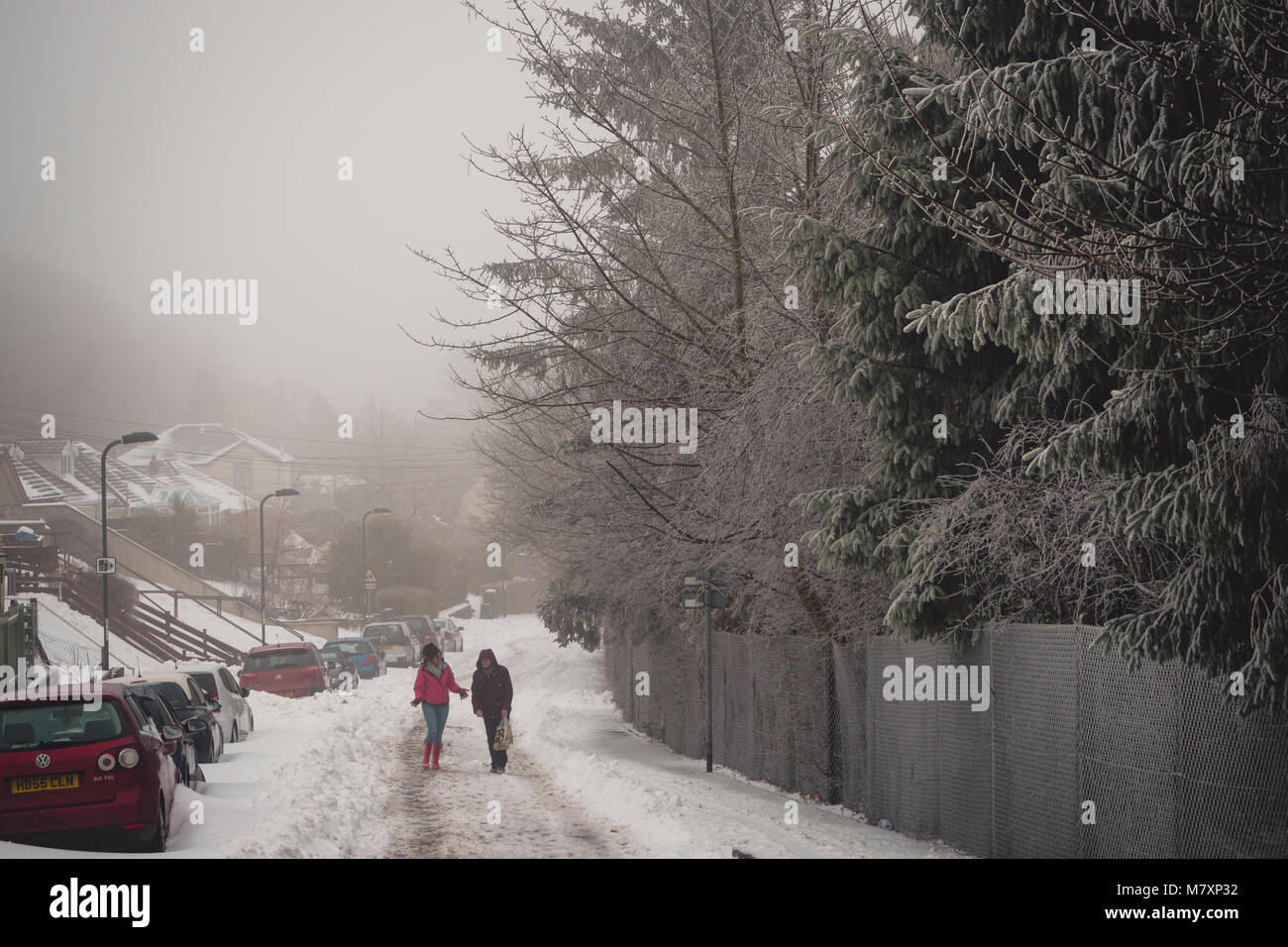 Winter in South Wales Stockfoto Winter in South Wales Stockfoto