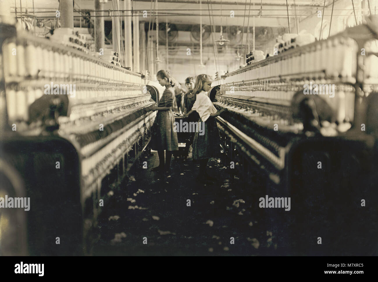 Spinner und Doffers, Newberry, South Carolina, USA, Lewis Hine für nationale Kinderarbeit Ausschuss, Dezember 1908 Stockfoto