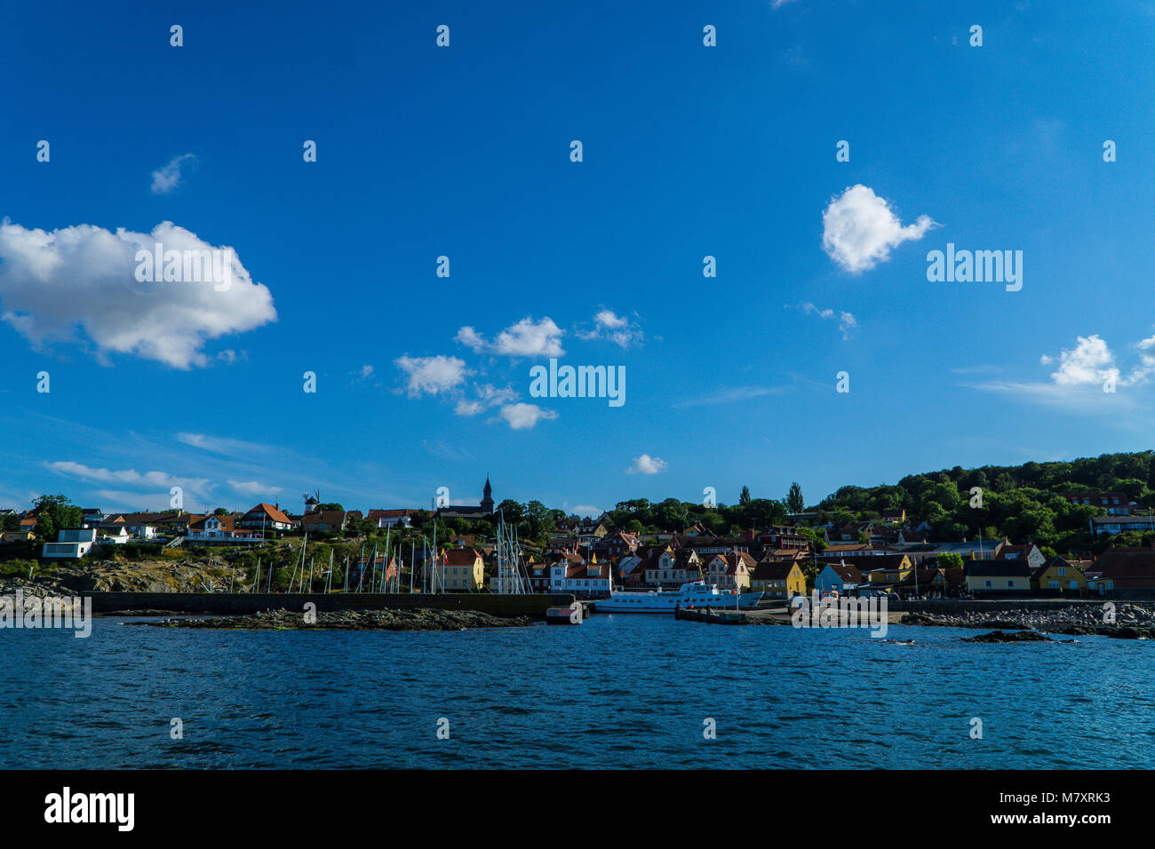 Bornholm Ist Eine Kleine Danische Insel In Der Ostsee Ostlich Von Schweden Stockfotografie Alamy