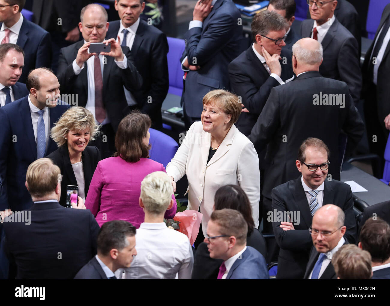 Berlin Deutschland 14 Mar 2018 Angela Merkel C Erhalt