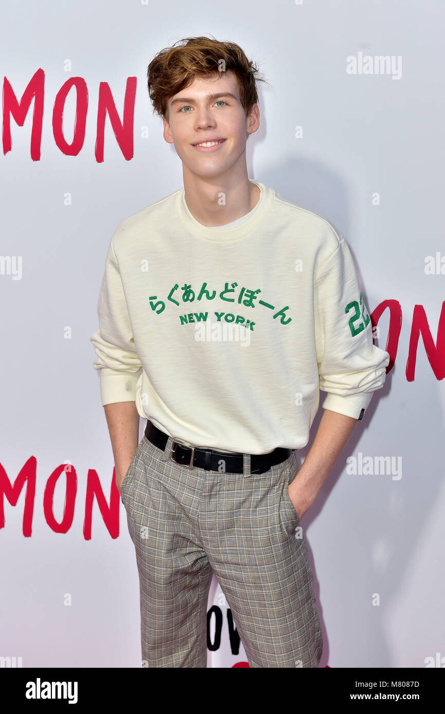 Los Angeles, Kalifornien. März 13, 2018. Aidan Alexander an der 'Liebe, Simon' Special Screening am Westfield Century City am 13. März in Los Angeles, Kalifornien 2018. Credit: Geisler-Fotopress/Alamy leben Nachrichten Stockfoto