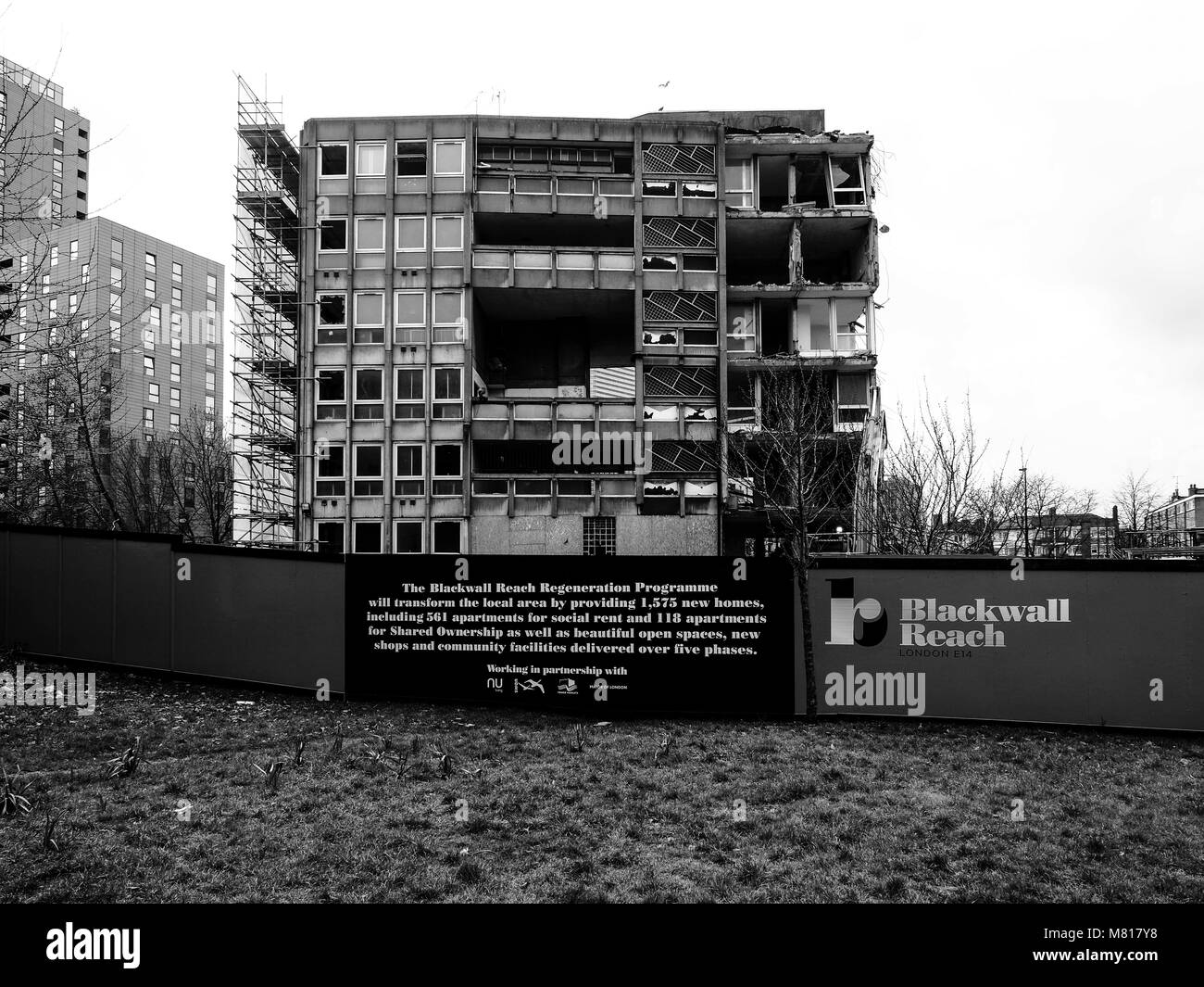 Robin Hood Gardens Stockfoto